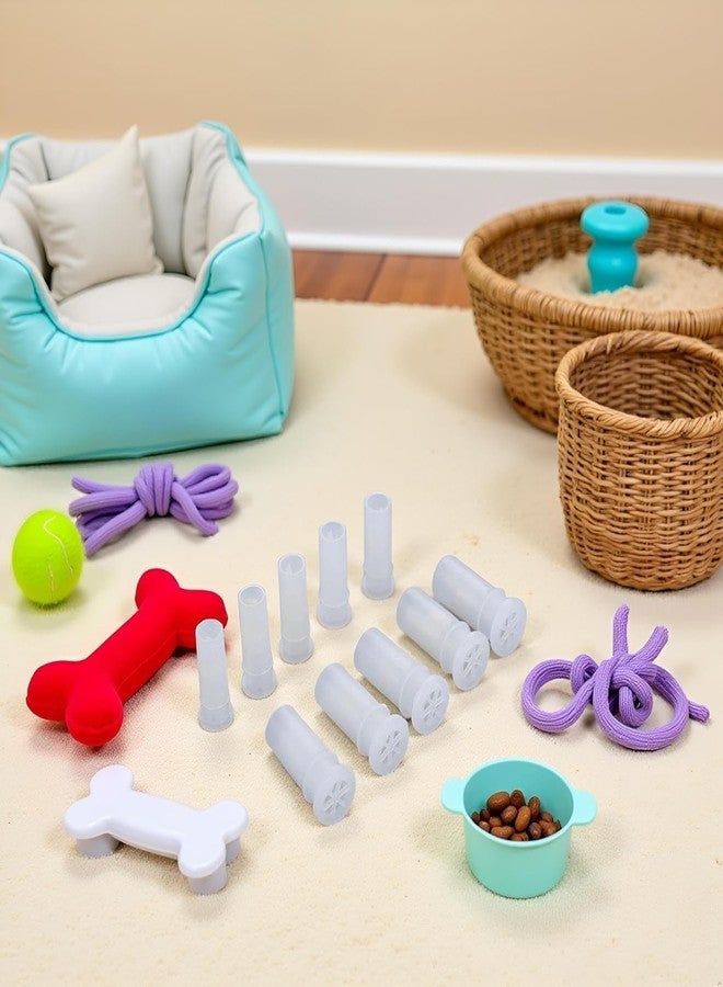Zhuluck 100 Pcs Noise Makers Insert Squeakers, Plastic Dog Squeaky Toy Whistles,Insert Replacements DIY Accessories Toys,Dog Toy Replaceable Squeaker(15.5x4.8mm) - Image 3